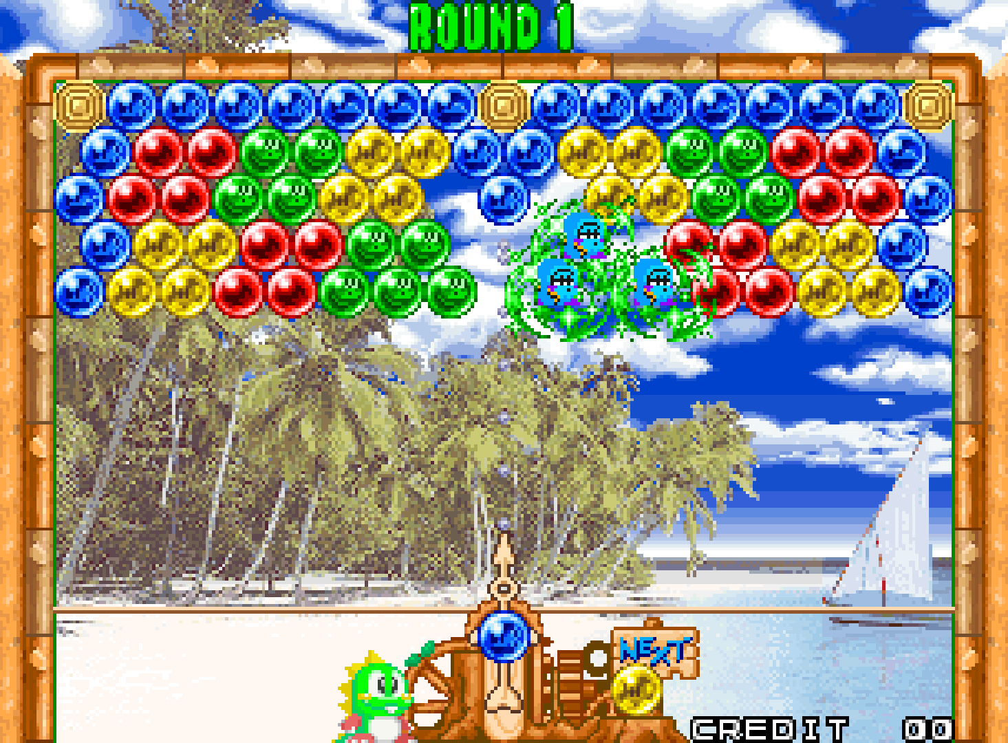 Puzzle Bobble 2 uitgebracht door Taito in 1995